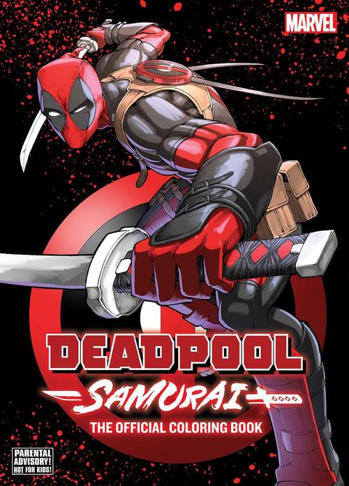 Deadpool samurai official coloring book manga arnhem mangawinkel