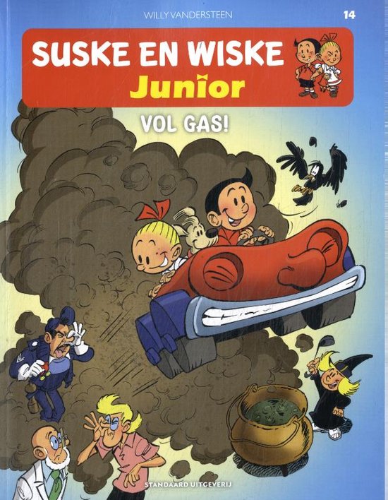 Suske en Wiske Junior 14 - Vol gas! stripboekwinkel kinderboekwinkel strips arnhem de noorman