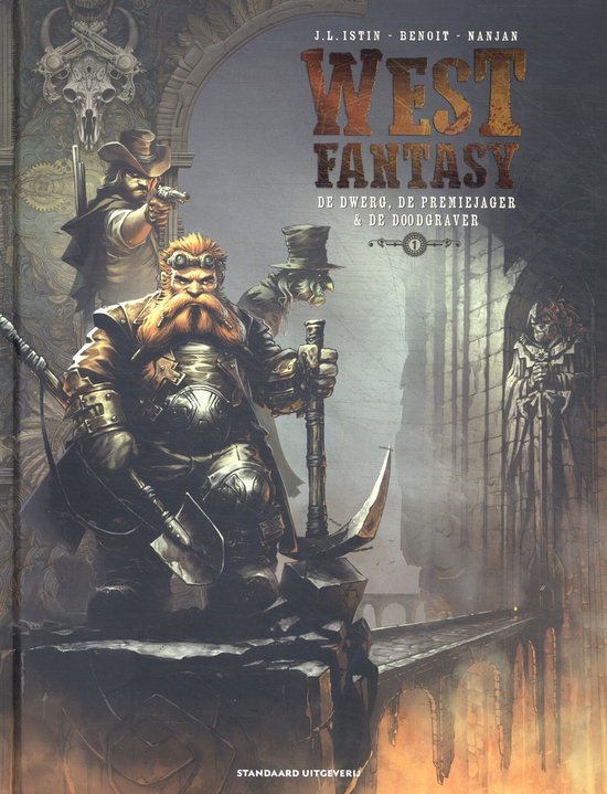 West Fantasy HC 1 - De dwerg, de premiejager en de doodgraver boekenwinkel manga de noorman